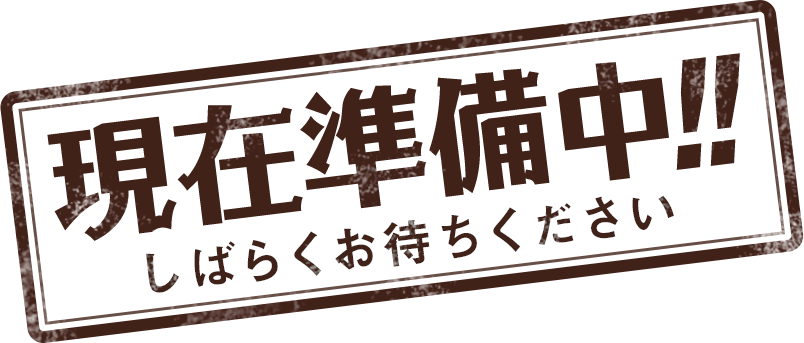 現在準備中!