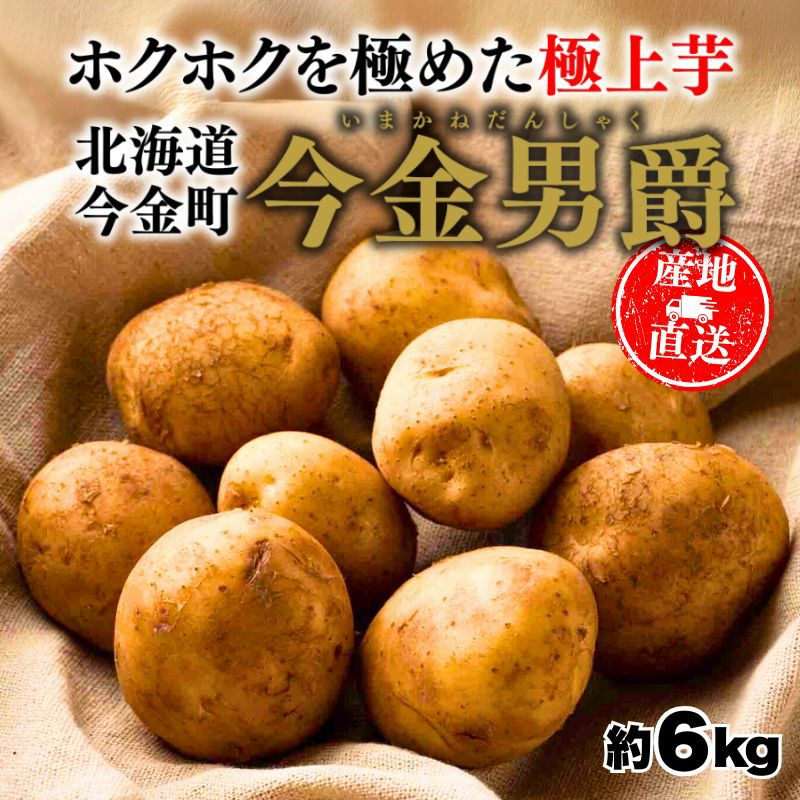 北海道産 じゃがいも 今金男爵 約6kg 産直テーブル 北海道産 じゃがいも 今金男爵 約6kg 産直テーブル