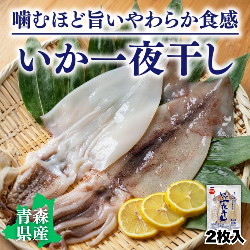 青森産 いか一夜干し 2枚入り 産直テーブル